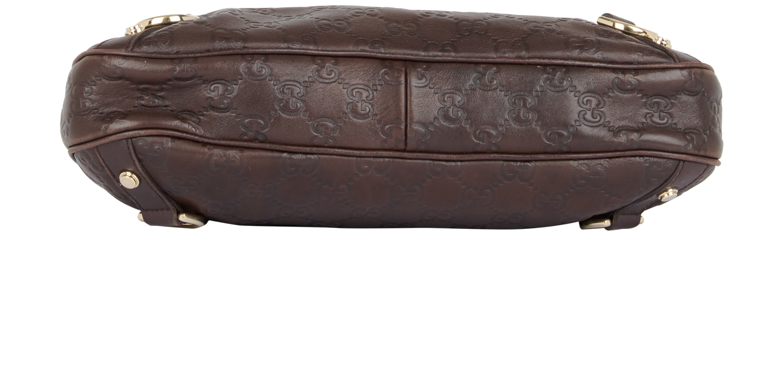 Guccissima Abbey D-Ring Hobo, &pound;450, Handbags, Brown, Leather, Top view